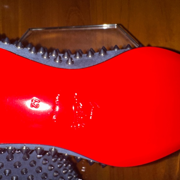 Christian Louboutin Dandellion Spikes Flats Navy Blue (Ink) 42IT Men’s Suede - Picture 6 of 10